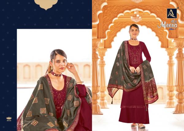 Alok Meera 4 Designer Cotton Festive Dress Materials